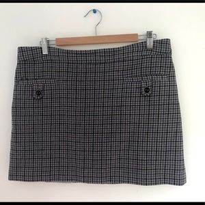 Jacobs plaid purple grey skirt